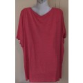 LADIES: MULTI COLORED T-SHIRT - MAKE: DONNA-CLAIRE- SIZE: 24