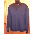 MENS - DARK BLUE SWEATER TOP - MAKE - REAL CLOTHING - SIZE - XL
