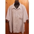 MENS - WHITE MULTI COLORED SHIRT - MAKE - STANFIELD - SIZE - 7XL