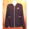 LADIES - BLACK AND PINK JACKET - MAKE - MAXED - SIZE - L