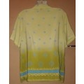 Womans - Green Multicolored Blouse - Make - Merien Hall Casuals - Size - 14