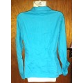 Ladies - Blue Blouse - Make - Kelso Casuals - Size - 12