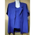 Ladies - 2 Pce Blue Outfit - Make - Original Concepts - Size - 38-97cm