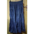 Ladies - Blue Denim Skirt - Make - Clothes - Size - S/M