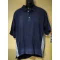 Mens - Blue & Grey Shirt - Make - Casual Fit - Size - EG