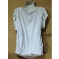 Ladies - White Top - Make - Forever 21 - Size - M