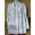 Ladies - White Blouse  - Make - Woolworths - Size - 12
