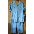 Ladies - 2 Piece Blue Outfit - Make - Donna-Claire - Size - 22