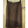 Ladies - Brown Skirt - Make - Valleen - Size - no size