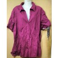 Ladies - Purple Blouse - Make - Insync Plus - Size - 50