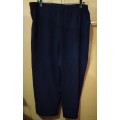 Ladies - Dark Blue Pants - Make - Woolworths - Size - 14