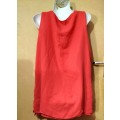 Ladies - Orange Top - Make - no make - Size - no size