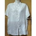 Ladies - White Blouse - Make - Woolworths- Size - 20