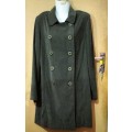 Ladies - 2 Pce Olive Green Coat & Pants - Make - Contempo - Size - coat 12, pants 10