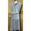 Ladies - Grey & White Dress - Make - Truworths - Size - no size