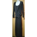 Ladies - Long Black Dress - Make - Marion And Lindie - Size - 36