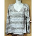 Ladies - Multicolored Top - Make - Jay Jays  - Size - XL