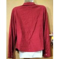 Ladies - Red Blouse - Make - Insync - Size - L