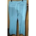 Ladies - Blue Pants - Make - Fashion Express  - Size - 18