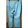 Ladies - Blue Pants - Make - Fashion Express  - Size - 18