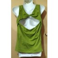 Ladies - Green Top - Make - WWW World Wide Wear - Size - 14