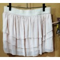 Ladies - Short Multicolored Skirt - Make - Cherokee - Size - L