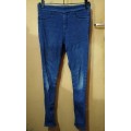 Ladies - Blue Jeans - Make - RT - Size - 13-14 stretch jogging