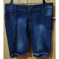 Ladies - Blue Jeans Shorts - Make - 1996 Denim Co - Size - 18/42