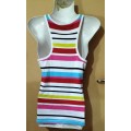 Ladies - Multicolored Top - Make - Real Clothing - Size - L