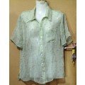 Ladies - Thin Multicolored Blouse - Make - Truworths  - Size - 36