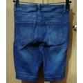 Ladies - Blue Jeans Shorts - Make - Real DNM  - Size - 6/30