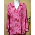 Ladies - Pink Blouse - Make - Martie`s Collection  - Size - 10