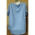 Ladies - Blue Pajama Top - Make - Bodyline - Size - XL