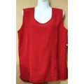 Ladies - 2 Pc Red Outfit - Make - Yaohan - Size - Blouse - L