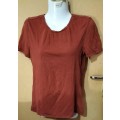 Ladies - Brown Top - Make - Edition - Size - Small