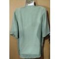 Ladies - Green Blouse - Make - Jet Clothing - Size - 10