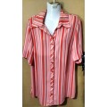 Ladies - Multicolored Blouse - Make - Donna-Claire - Size - 16