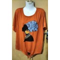 Ladies - Multicolored Top - Make - Be Yourself - Size - 46