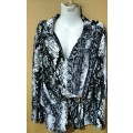 Ladies - Multicolored Blouse - Make - Real Woman - Size - XXXL
