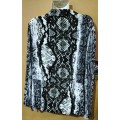 Ladies - Multicolored Blouse - Make - Real Woman - Size - XXXL