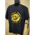 Mens - Black Multicolored T-Shirt - Make - no make - Size - XL