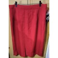 Ladies - Red Skirt - Make - no make - Size - no size