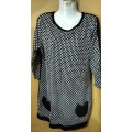 Ladies - Long Multicolored Knitted Top - Make - Legend - Size - 16