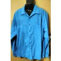 Mens - Blue Shirt - Make - Enzo - Size - 46