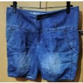 Ladies - Blue Shorts  - Make - Rock Angel - Size - M