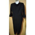 Ladies - Black Dress  - Make - Boo Hoo Night - Size - UK 12