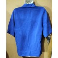 Ladies - Blue Blouse - Make - Soft Blouse - Size - 32/82cm
