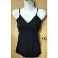 Ladies - Black Top - Make - Woolworths - Size - Small to fit bust 85-93cm
