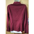 Ladies - Maroon Blouse - Make - Oasis by Foschini - Size - 14
