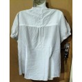 Ladies - White Blouse - Make - Woolworths - Size - 14